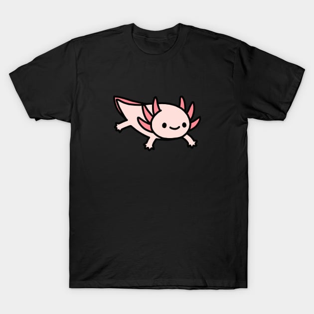 Axolotl T-Shirt by littlemandyart